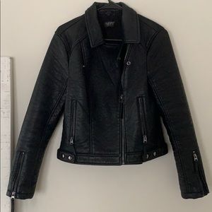 Topshop Faux Leather Jacket